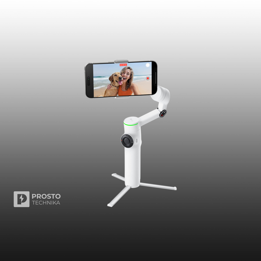 Insta360 Flow 2 Pro AI Gimbal Stabilizer Summit White
